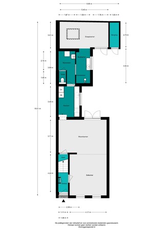 Plattegrond - Steinstraat 23, 4791 JA Klundert - Steinstraat 23 - Begane grond - 2D.jpg